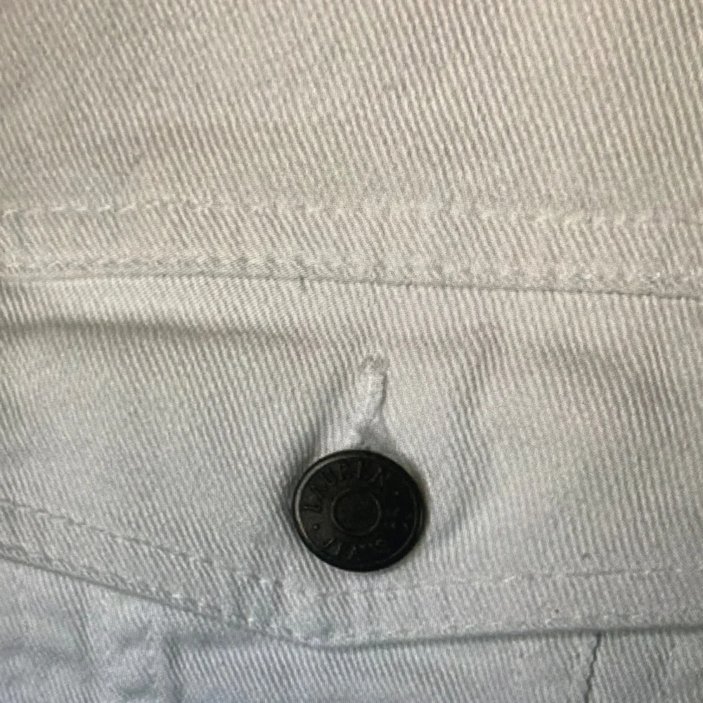 Lauren Ralph Lauren White Denim Jean Jacket med - Picture 3 of 6